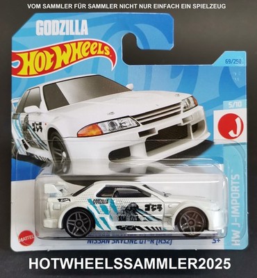 HOT WHEELS ''NISSAN SKYLINE GT-R (R32)'' GODZILLA HW J-IMPORTS OVP UNGEÖFFNET!