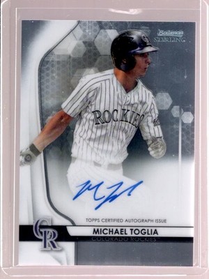 MICHAEL TOGLIA 2020 Bowman Sterling Prospect Autograph Auto #BSPA-MTO
