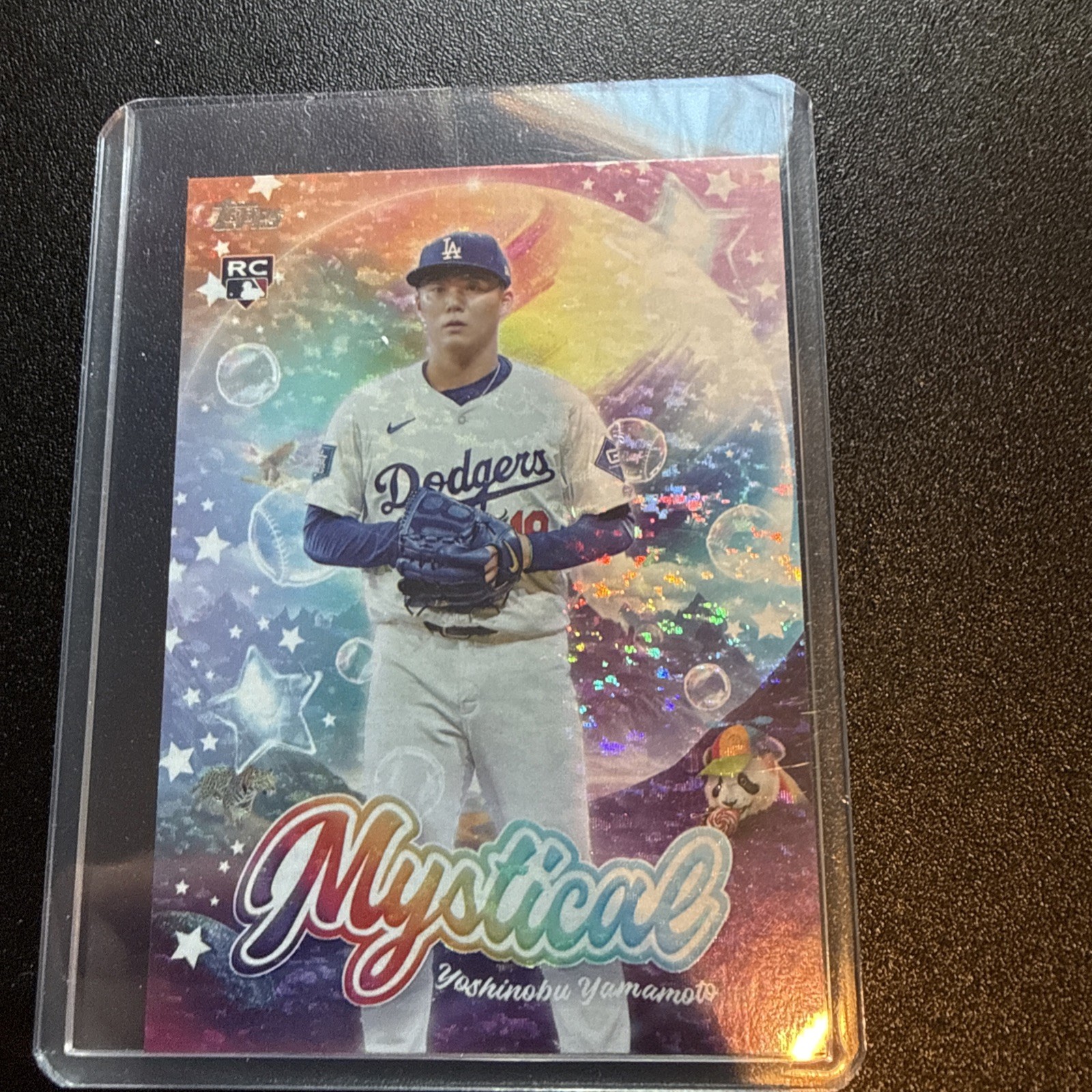 2024 Topps Update Yoshinobu Yamamoto Mystical RC Rookie #MYS-13 Dodgers