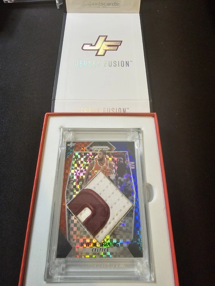 Parche de camiseta Kyrie Irving 5/5 refractor usado para jugadores (Jeresy Fusion) 🔥 Foto 2 de 4