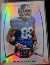 2012 Topps Platinum - Hakeem Nicks #78
