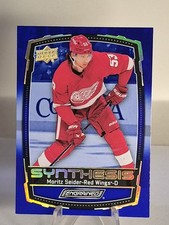 2023-24 Upper Deck Engrained Synthesis Blue Moritz Seider Red Wings SEE PICS