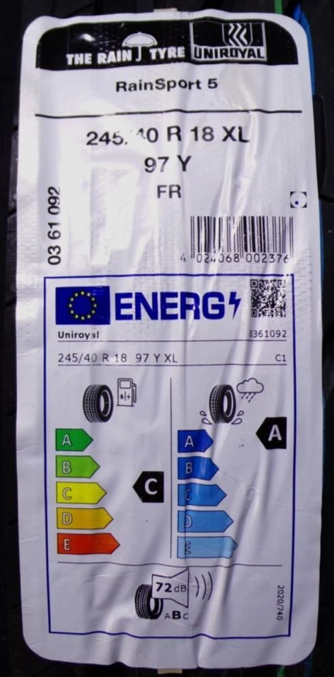 Komplettrad Sommerreifen245/40 R18 97Y/8Jx18 H2 ET45 LK5x112x72,6 / Satz (4 Stk. - Bild 2 von 4