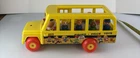 Vintage 1960’s Fisher Price Yellow School Bus #192 W/  6 Little People Fig