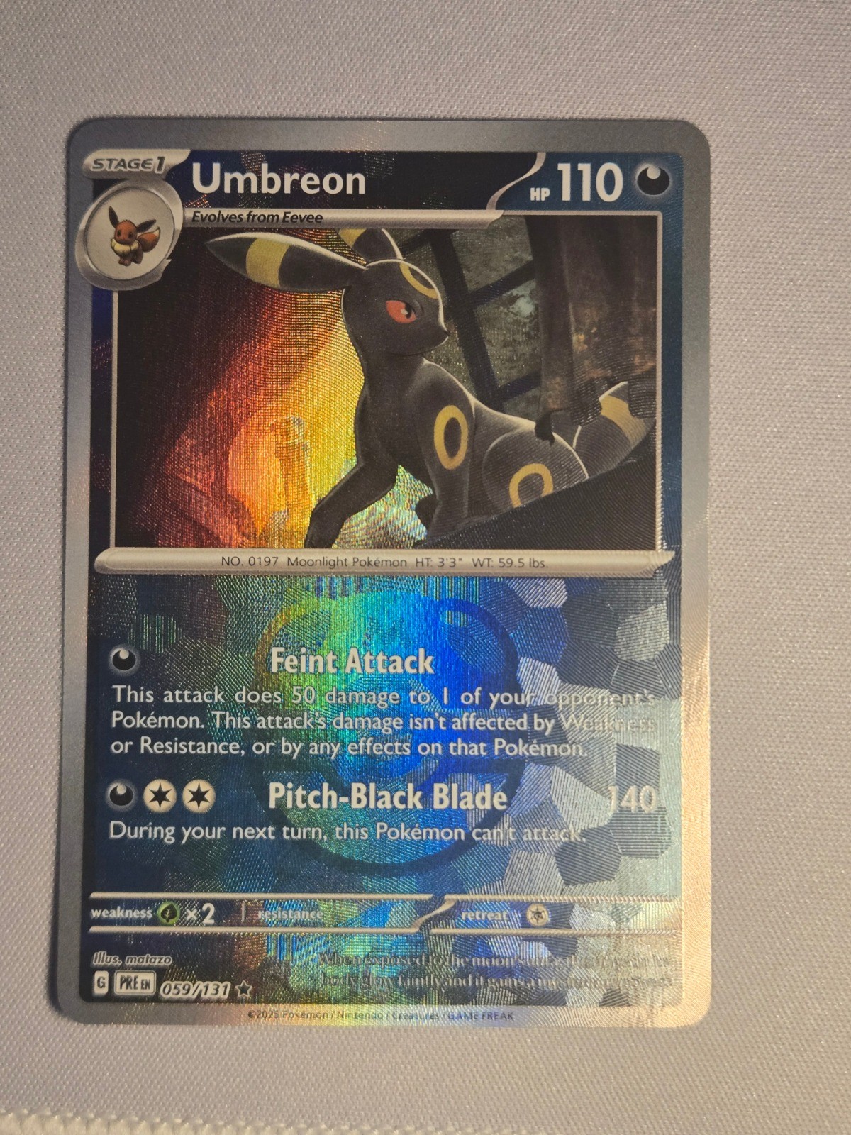 Umbreon 2025 Scarlet & Violet: Prismatic Evolutions #059/131