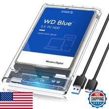 Orico 2.5 External Hard Drive Enclosure Usb 3.0 To Sata Iii Tool-Free Clear