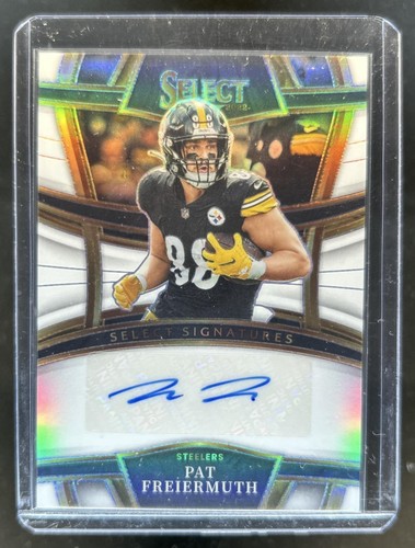 2022 Panini Select Pat Freiermuth Signatures White Prizm Auto #SSP-PAF Steelers
