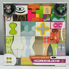 KARIM RASHID Kozmos Blocks BOZART 10070 Building Set MODERN POP ART DECOR 2002
