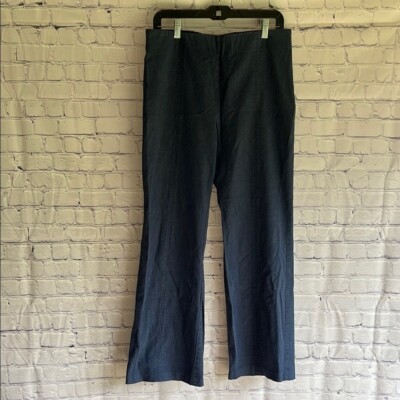 Talbots Womans Portlander Trouser Blue Pants Size 12