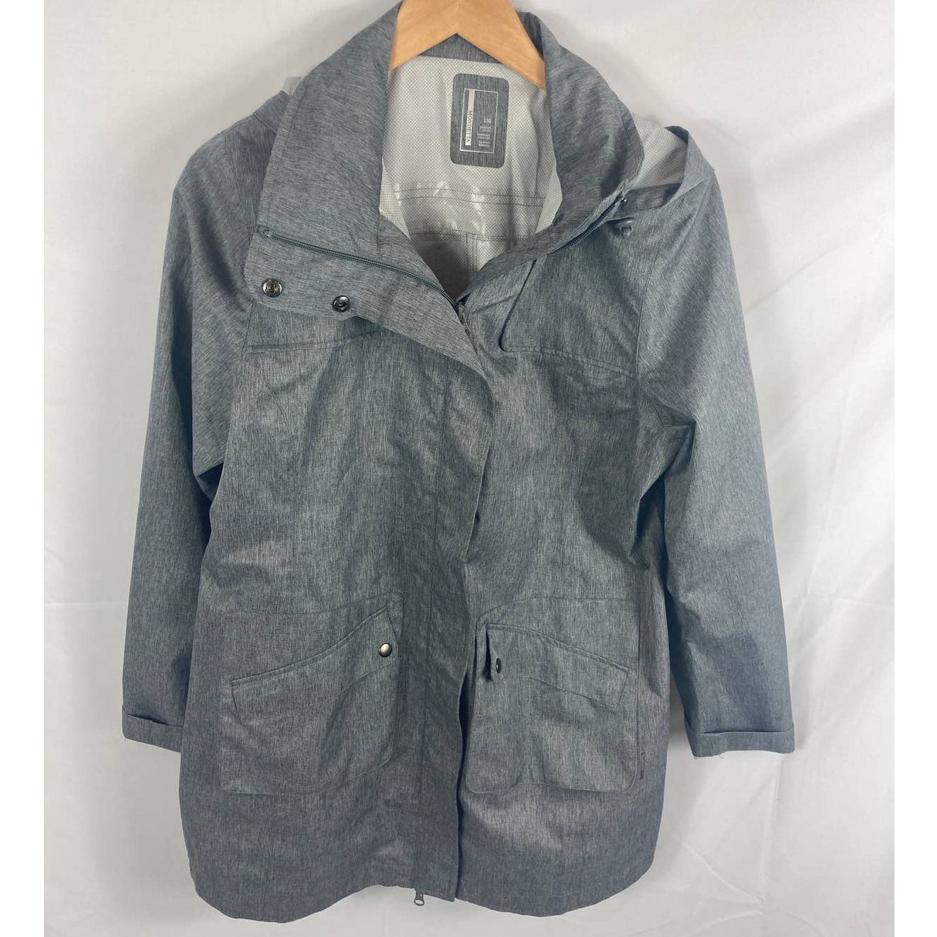 Mondetta Tempest trench rain Jacket L 