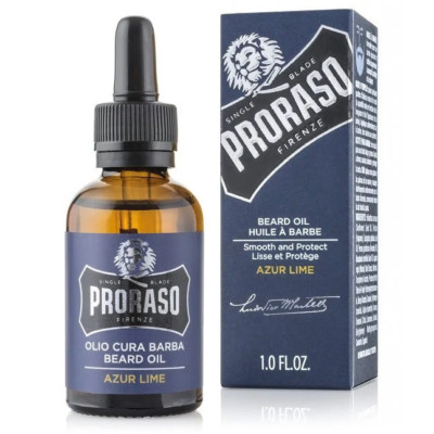 Proraso Azur Lime Beard Oil - 30ml | AUS SELLER