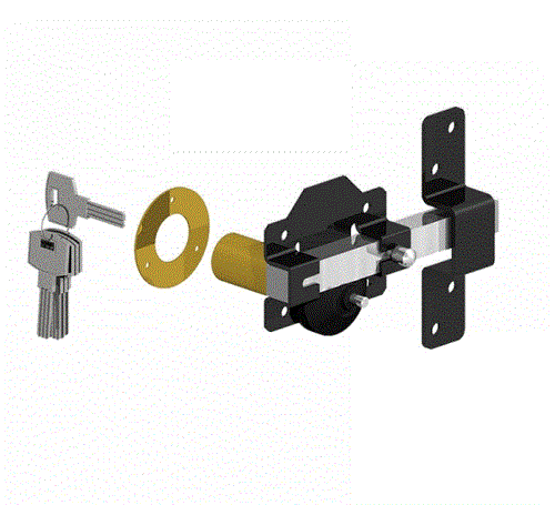 Gatemate Premium High Security Rim Lock for wooden gates - Picture 2 of 4