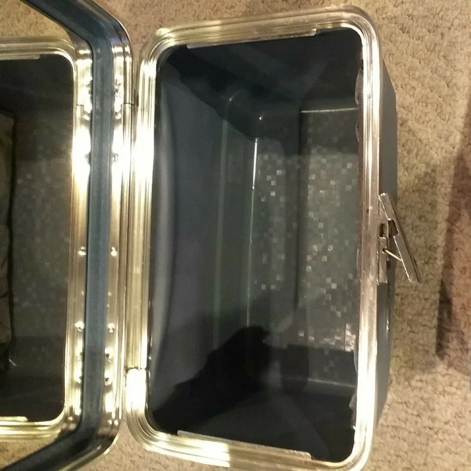 Vintage Sears Forecast blue Train Case Great conditionCosmetic Tray w/tag - Image 4 of 4