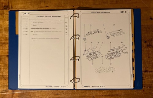 Ferrari Mondial 8 Spare Parts Catalog & Service Time Schedule | Pair | Originals - Picture 16 of 21