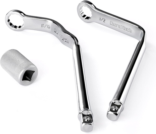 Duratech Pro Verteiler Klemme Schraubenschlüssel Set, SAE, 2-teilig, 1/2" & 9/16", 12 Punkt - Bild 9 von 12