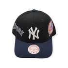 Mitchell & Ness New York Yankees Overbite Pro Black/Navy Adjustable Snapback Hat