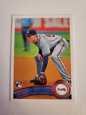 Freddie Freeman First Base Atlanta Braves Topps Rookie Baseball Card #145 2011