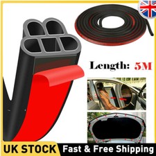 5M L-Shape Sealant Universal Car Sound Insulation Door Rubber Seal Weather strip