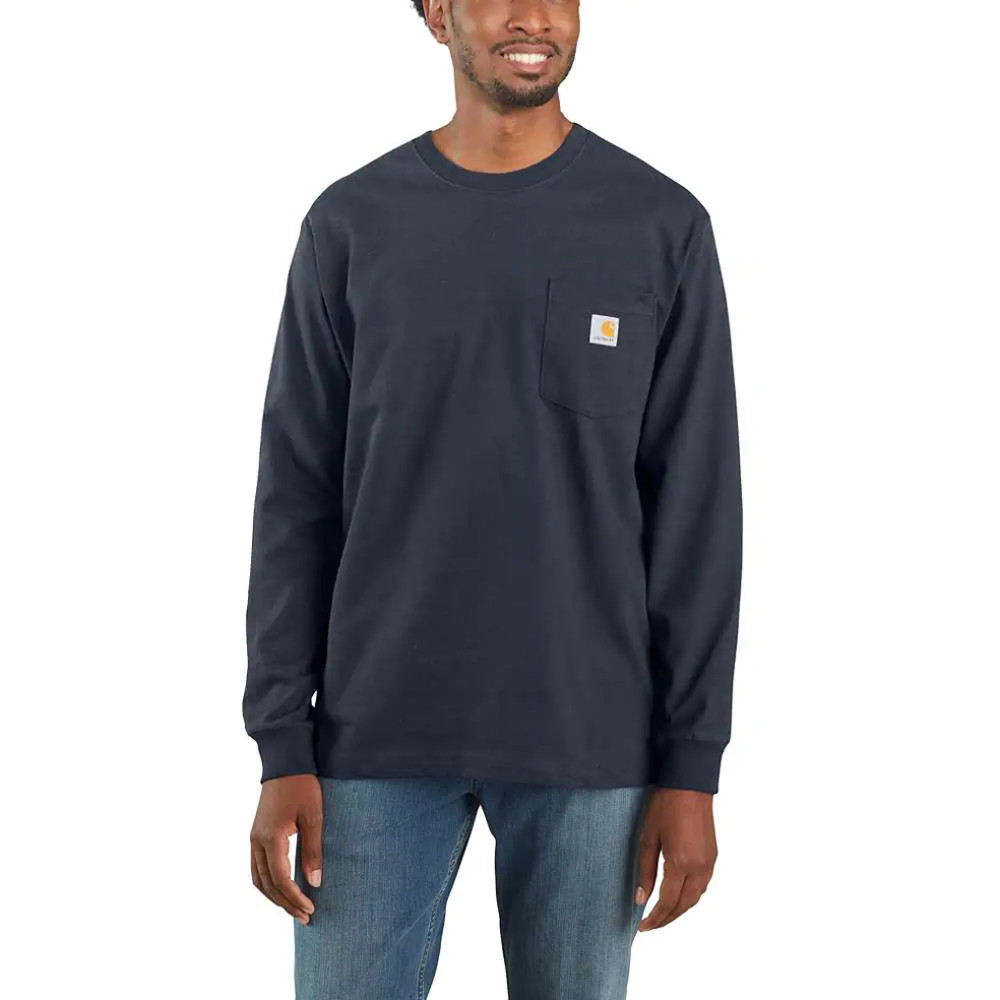 carhartt wip long sleeve triple pocket t shirt