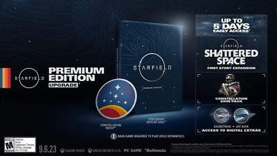 Starfield Premium Upgrade *PHYSICAL STEELBOOK EDITION* (XBOX Series X|S) New