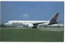 ROYAL AVIATION Boeing 757-200 C-GRYO VTG Postcard ME8.