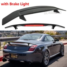 52" Rear Trunk Spoiler Roof Wing Lip w/Brake Light For Lexus SC430 2002-2010