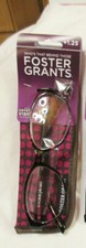 Women's Foster Grant Fashion Reading Glasses w/ Case Monica Mag 1.25