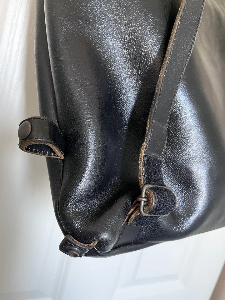 Yohji Yamamoto кожаный черный рюкзак б/у сделано в Японии - Изображение 3 из 4