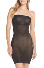 Yummie 188237 Womens Seductive Silhouette Slip Shapers Black Size X-Large