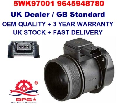 Mass Air Flow meter sensor 5WK97001 9645948780 for CITROEN PEUGEOT 