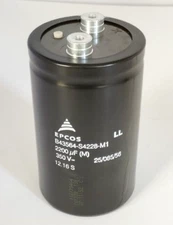 B43564-S4228-M1   Alum Elytic Capacitor B43564 Series 2200uF  350V Screw