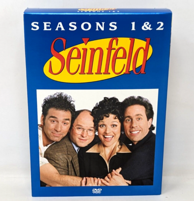 Seinfeld Seasons 1 & 2 Volume 1 (DVD, 2004, 4 Discs, Full Screen