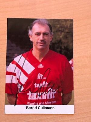 Bernd Cullmann - Autograph Card Original Signed - #30333