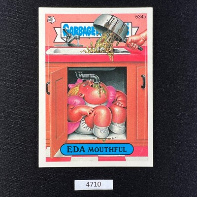 Eda Mouthful (534b) Garbage Pail Kids 1988 GPK OS13 ~LP/NM~ ***FREE SHIPPING***