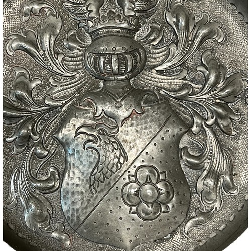Zinn Teller 18. Jhd. Heraldik, Heraldische Wappen - Bild 3 von 9