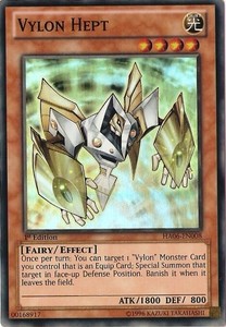 Vylon Hept - HA06-EN008 - Super Rare - 1st Edition x3 - Near Mint