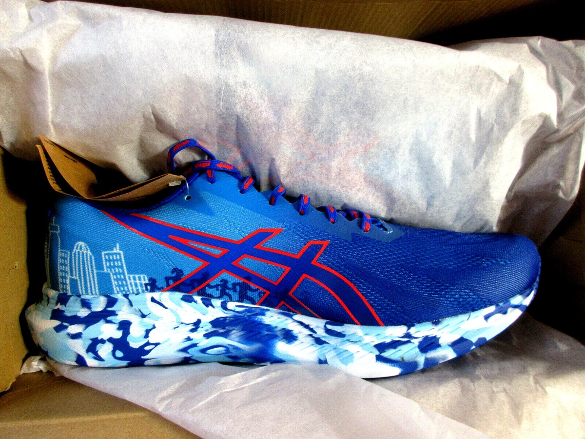 9~13 ASICS Gel Noosa Tri-13 Boston Marathon Blue Red Running Shoes SZ 9~13  NEW