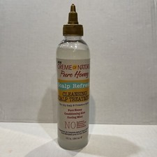 Creme Of Nature Pure Honey Cleansing Hair Scalp Refresh Treatment 8 oz