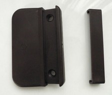 Uchwyt składany Uchwyt drzwi balkonowych Uchwyt ciągniony do drzwi tarasowych Brązowy PVC