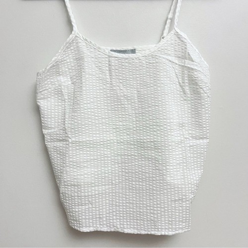 ASOS Loungeable Pigiama Donna XS Mix and Match Texture Cami Bianco NUOVO - Foto 3 di 9