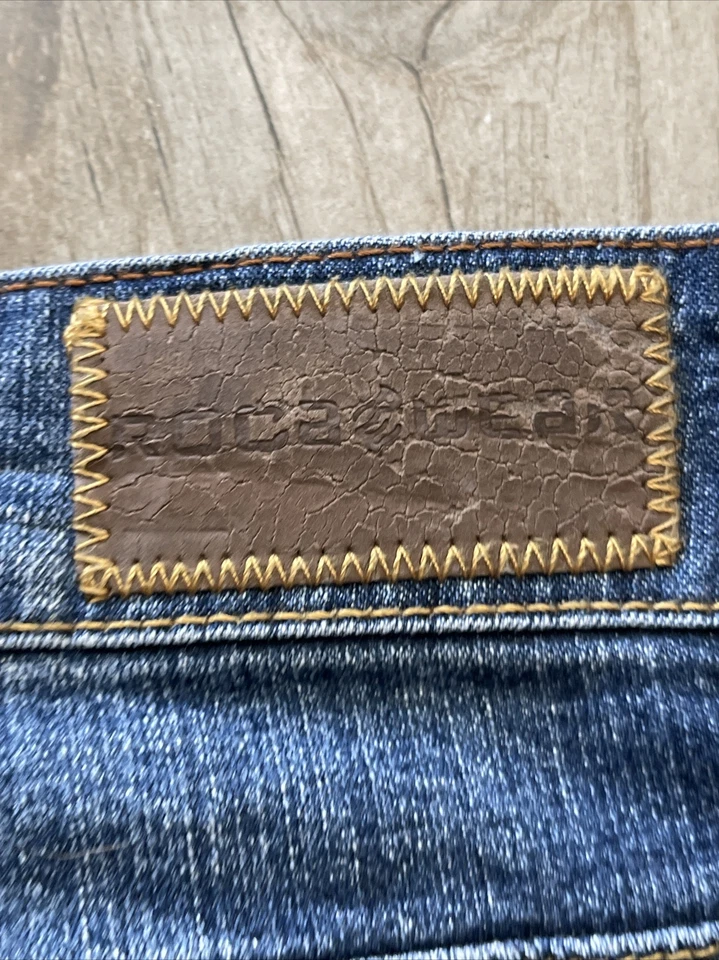 RocaWear Women's Size 7 Jeans Blue Denim Bootcut 33 inseam Foto 4 de 4