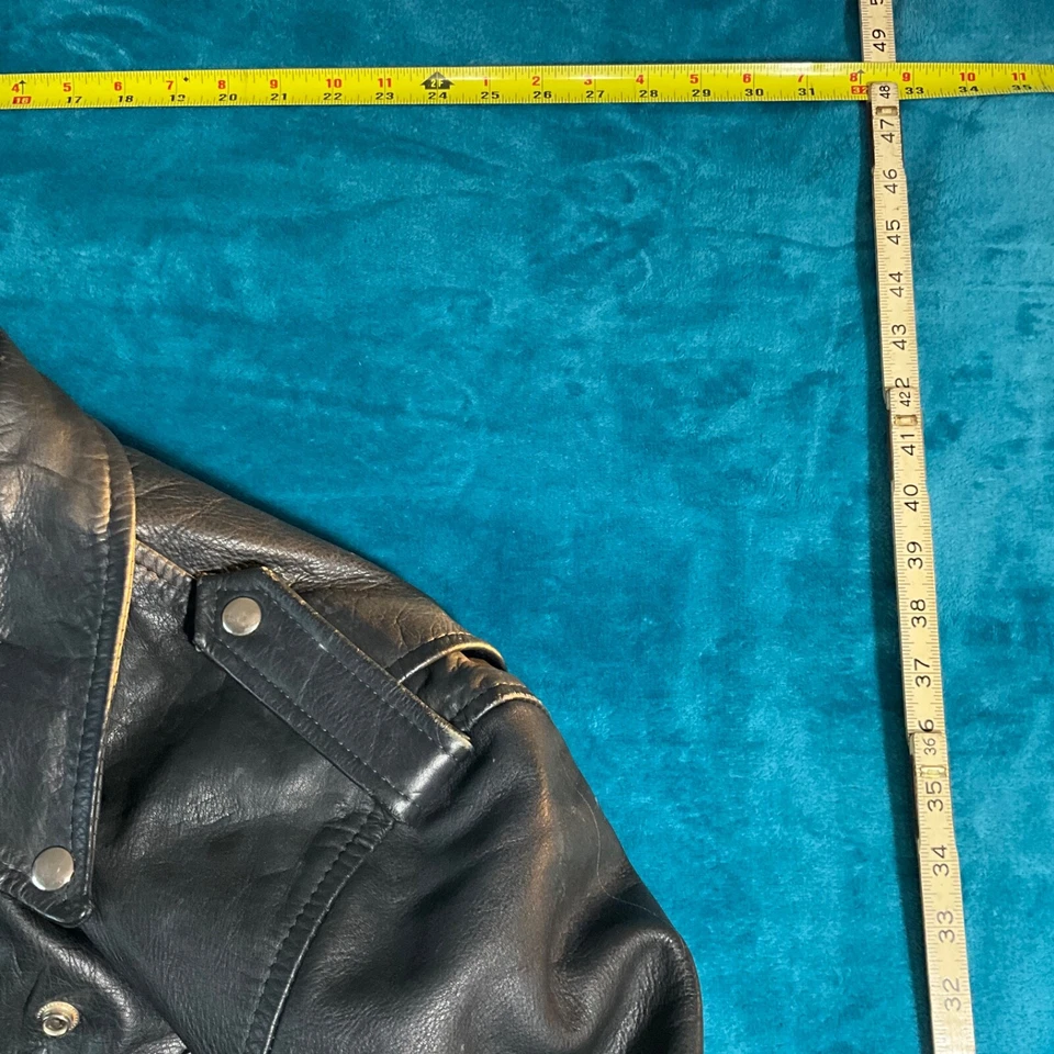 VINTAGE primera MFG chaqueta de cuero genuino talla L mujer’s Foto 3 de 4