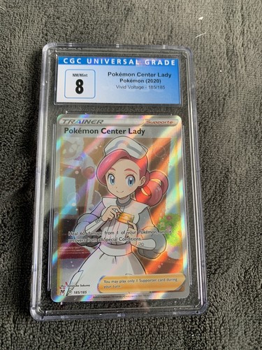Pokémon Center Lady graded CGC 8 for sale on eBay