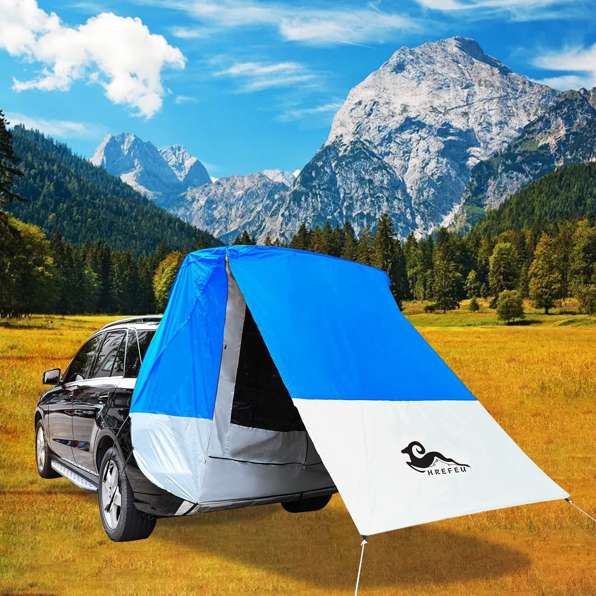 Tailgate Tent For Hiking Car Truck Tent Waterproof Car Awning Sun