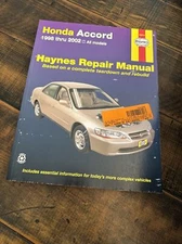 Honda Accord 1998 Thru 2002 Haynes Repair Manual paperback 42014