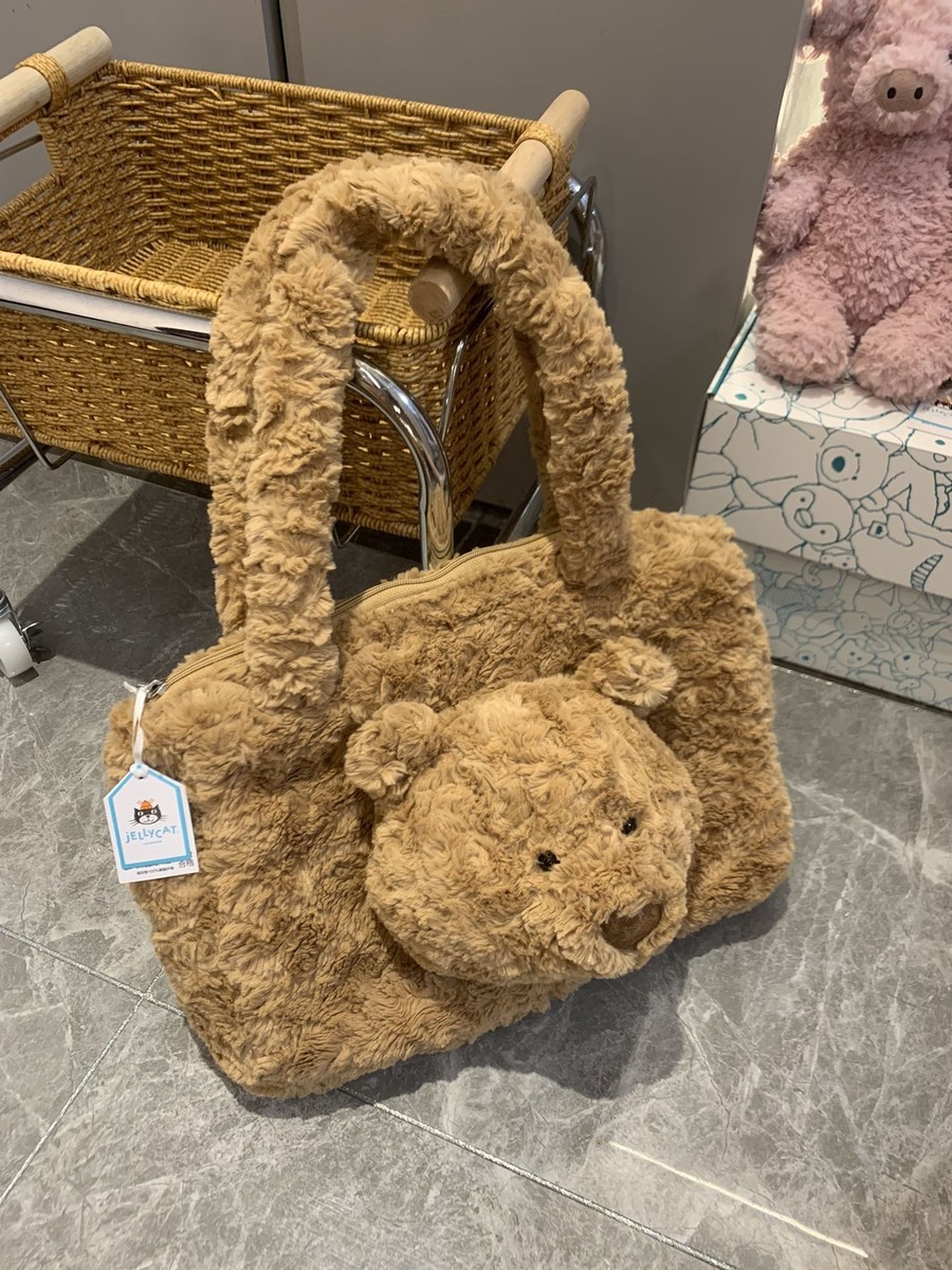 Jellycat Bartholomew Bear Tote Bag Totes Shoulder Bag-Christmas