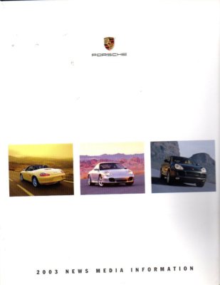 Porsche Press Kit Assortment - 2000, 2003 and 2006 - Rare - Free Shipping