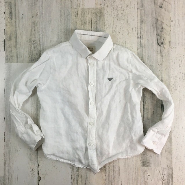 boys designer white shirt