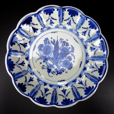 De Porceleyne Fles Fayence Wandteller Delft Blauw Royal Delft Faience 1961 #2