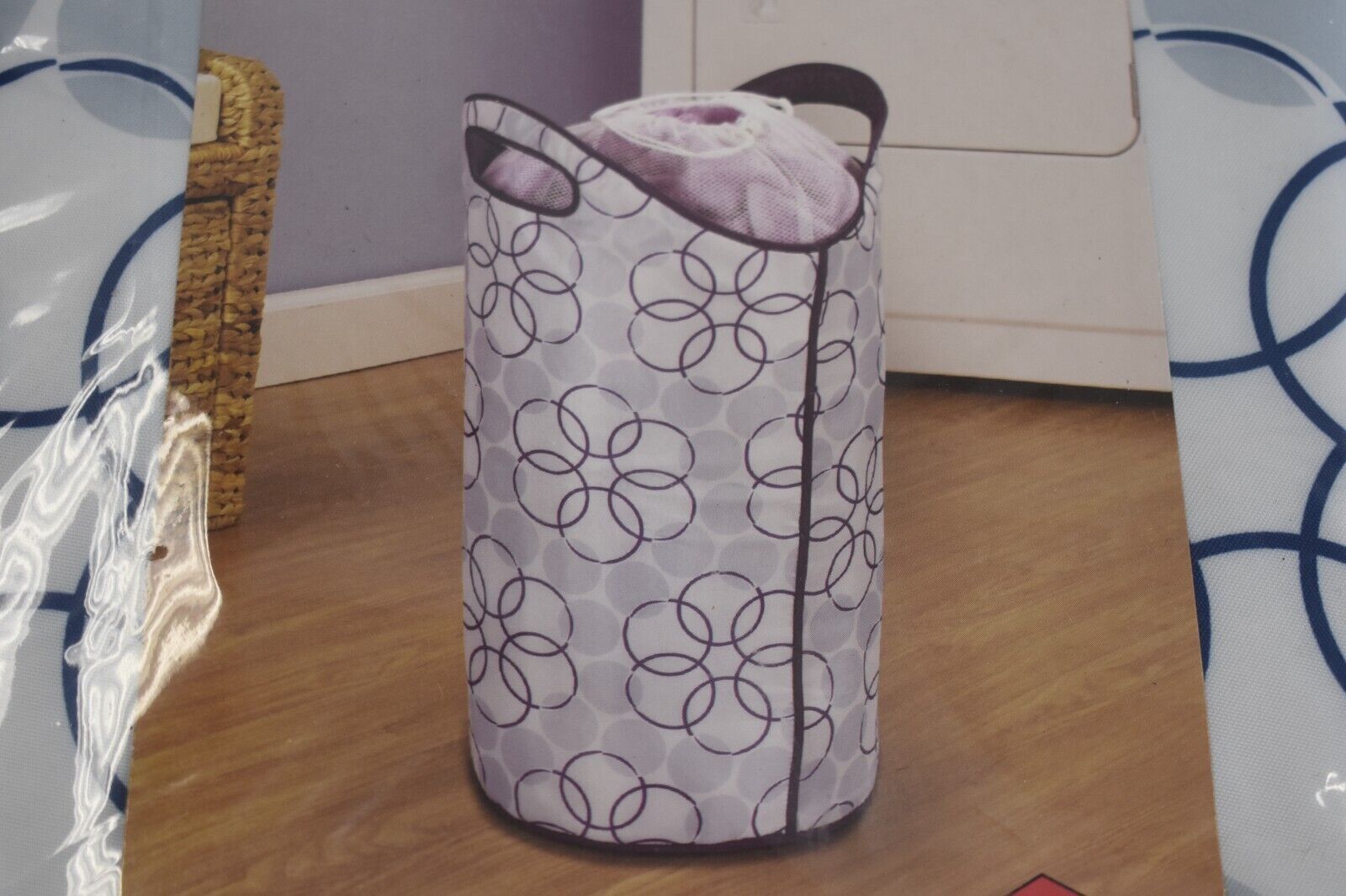 Household Essentials 2500 Soft Sided Laundry Hamper with Handles & Mesh